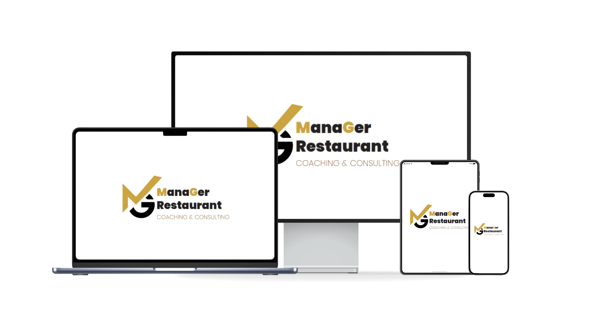 ManaGer Restaurant — brand mockup